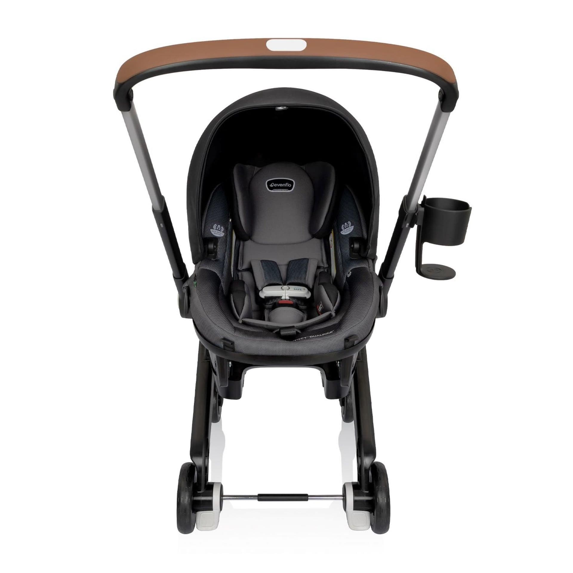 Shyft DualRide Car Seat & Stroller Combo w/ CarryAll Storage Bag Boone Gray