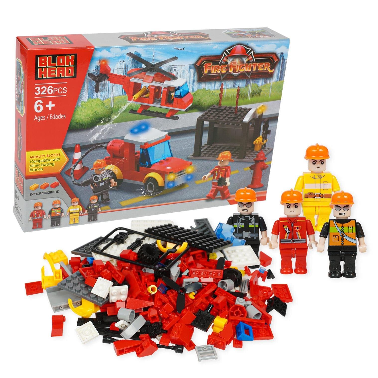 326 Pc. Fire Fighter Action Building Block Set