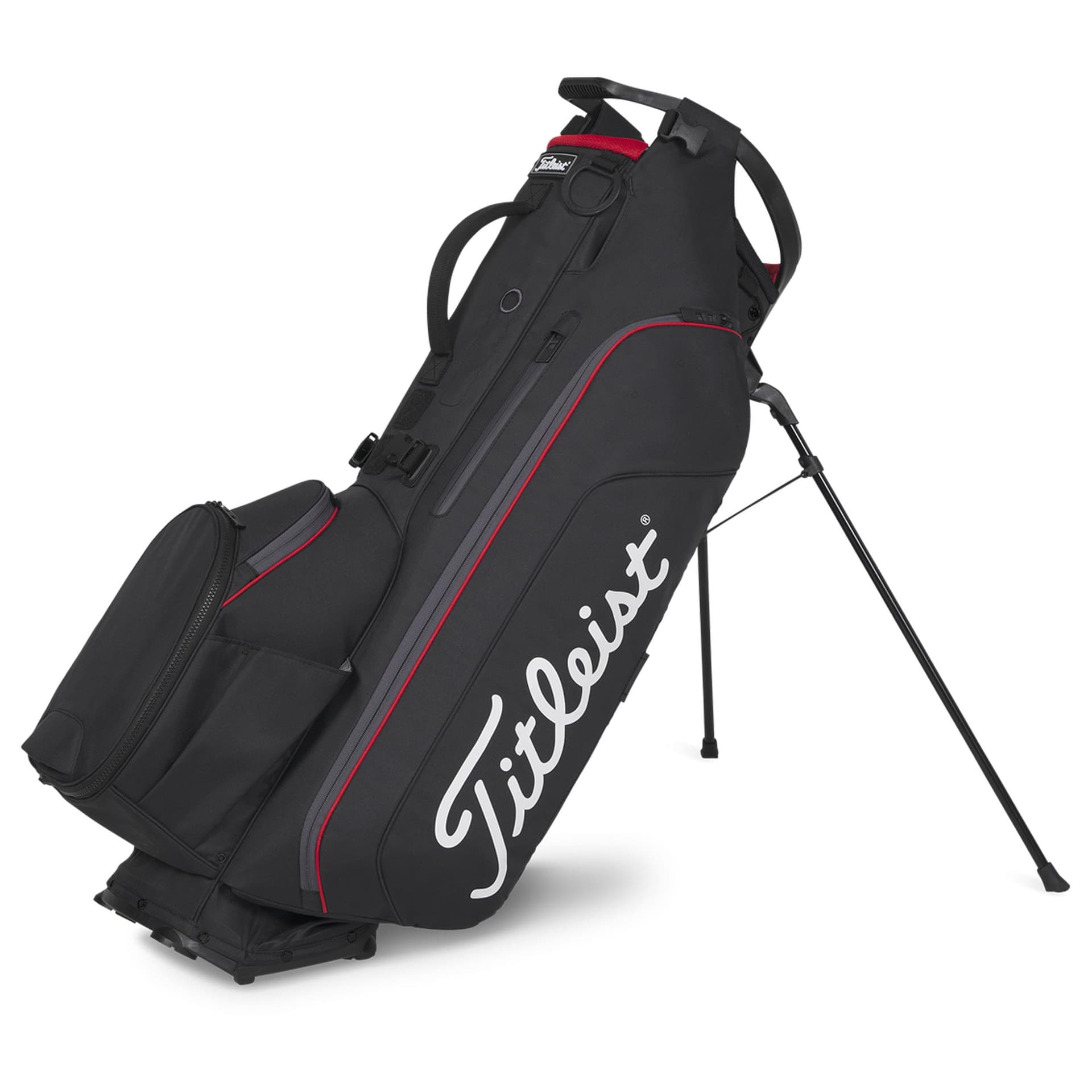 Titleist Hybrid 5 2026 Stand Bag - Black/Black/Red