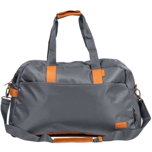 The Weekender Duffle Bag with USB Port Size 12" x 21"