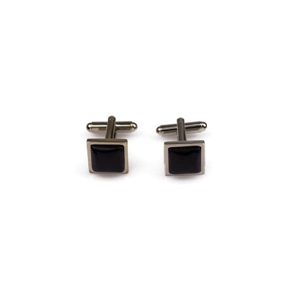 Black Cat's Eye Square Cufflinks