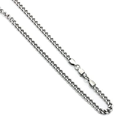 Stainless Steel 18" 1/4" wide Cable Link Necklace