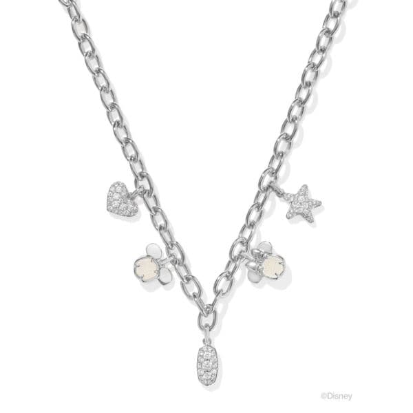 Mickey Minnie Charm Necklace