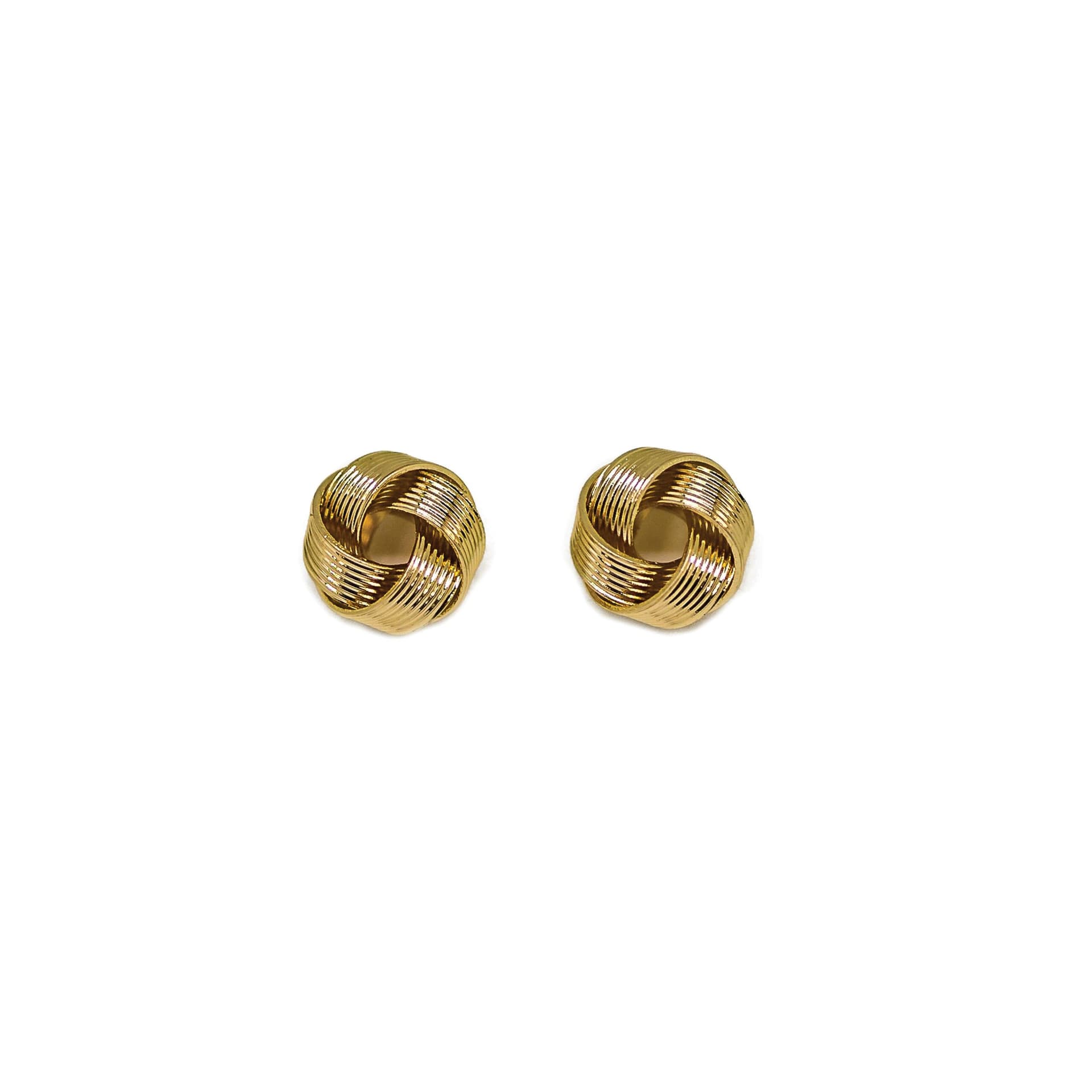 18K Gold Plated Knot Earrings