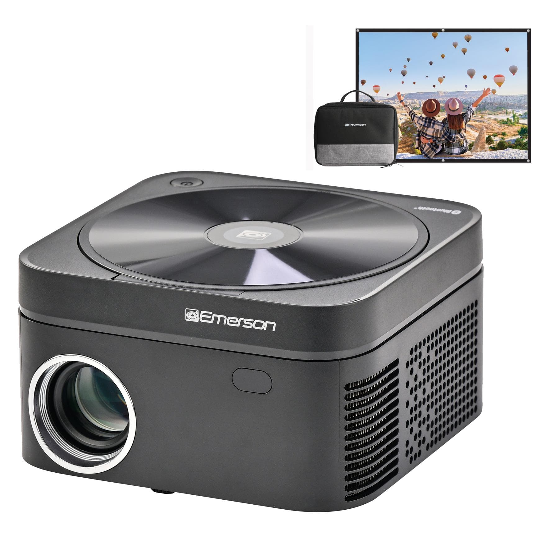 120" Home Theater LCD Projector Combo with Built-In DVD Player