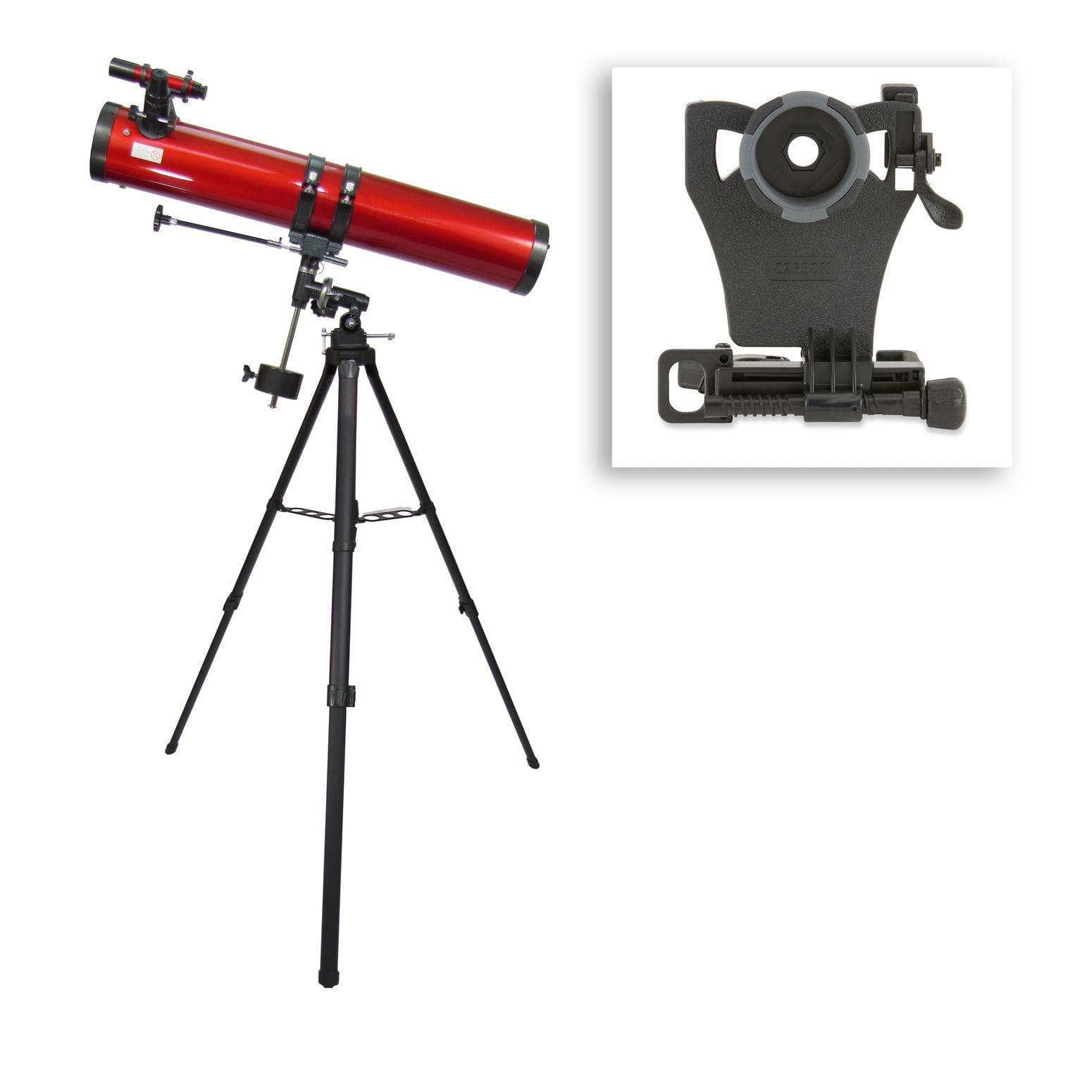 Red Planet Series Telescope w/ Smartphone Adapter Bundle