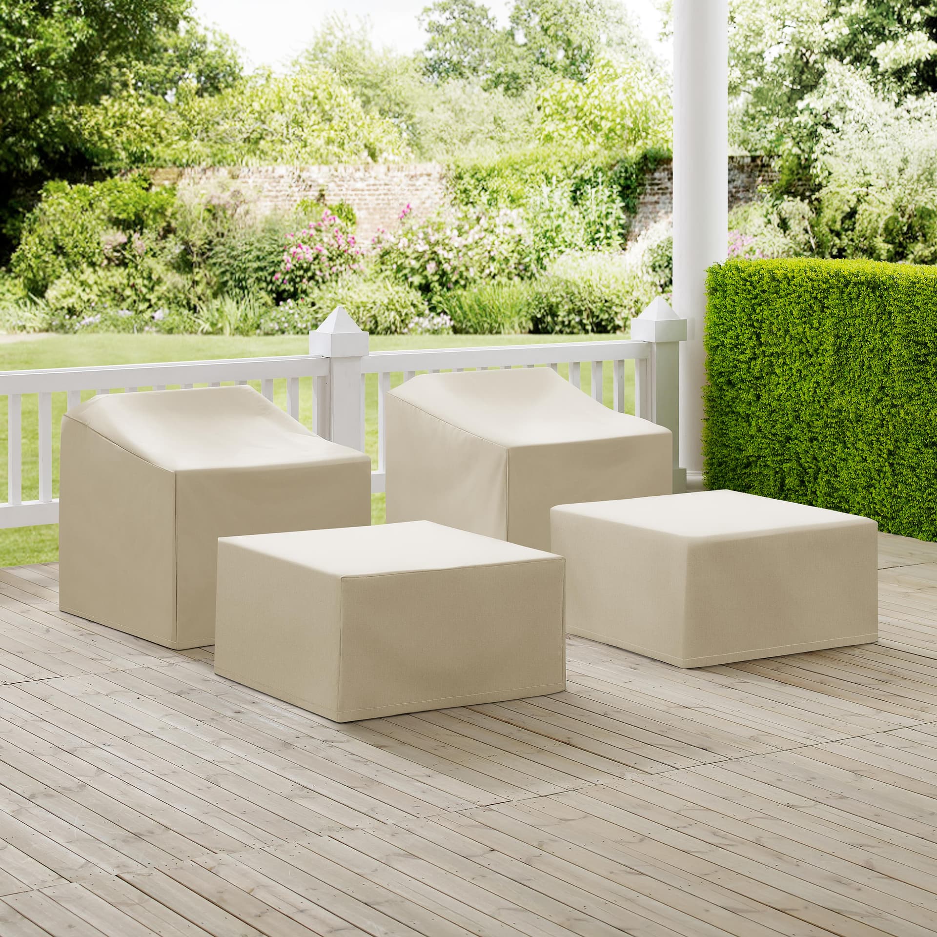 4Pc Outdoor Furniture Cover Set