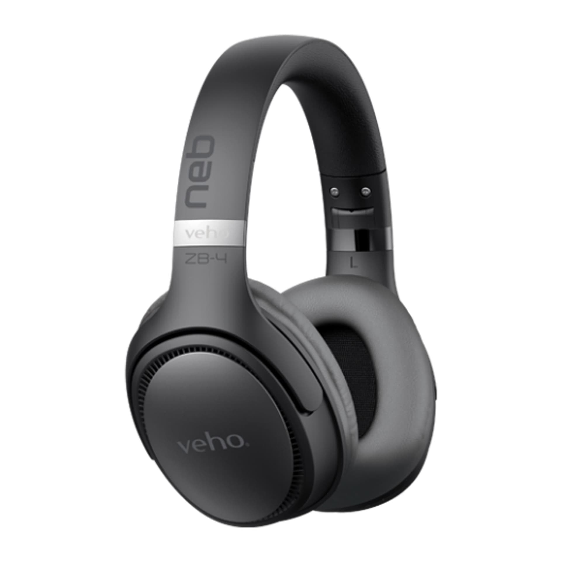 ZB-4 NEB Wireless Headphones with Mic - Black/Grey