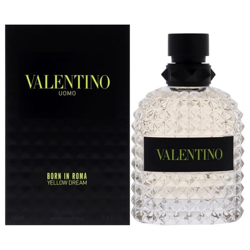 Men's UOMO Born In Roma Yellow Dream EDT Size 3.4oz