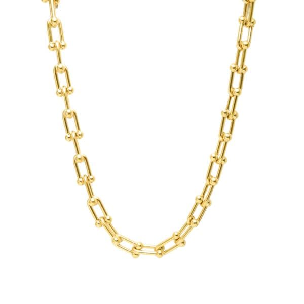Gold U-Link Necklace