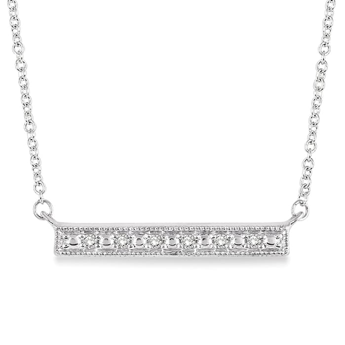 Diamond Bar Pendant