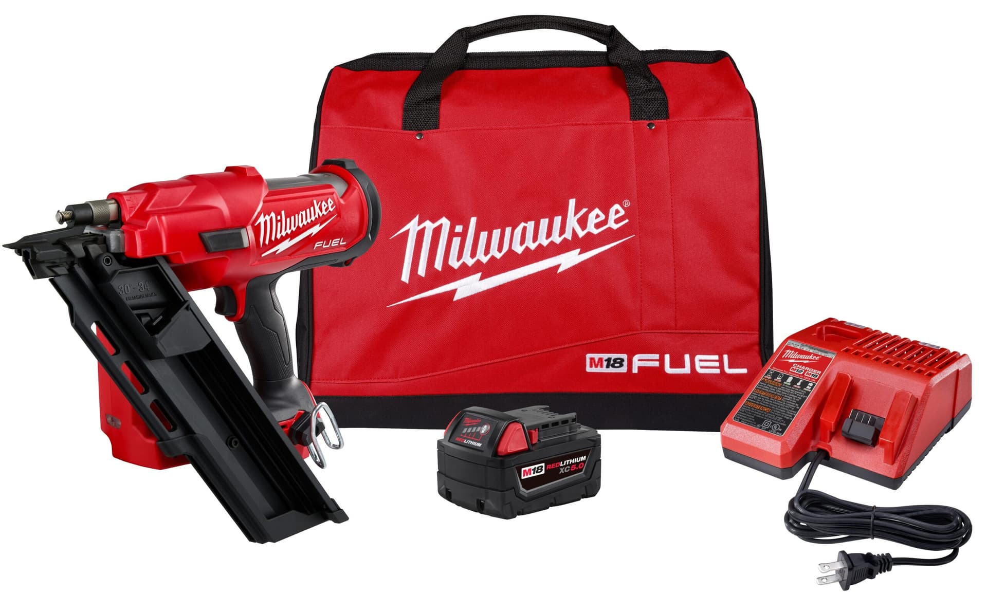 M18 FUEL 30-Degree Framing Nailer Kit