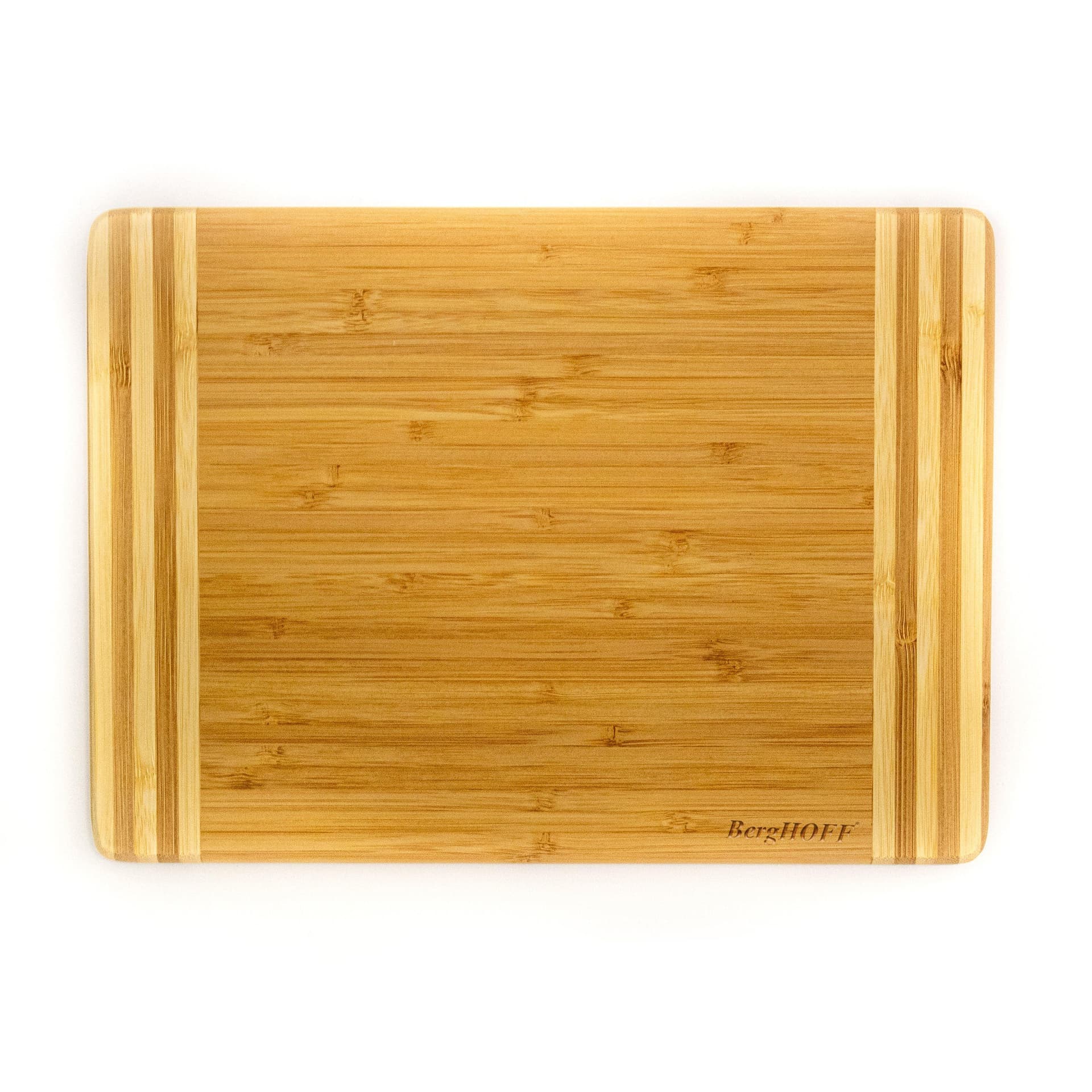 BambooRectangular Cutting Board, Striped, 10.6x7.7x0.6"