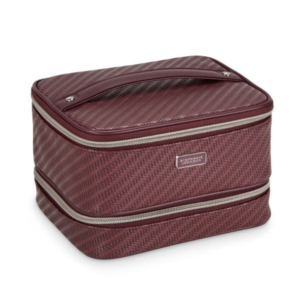 Stephanie Johnson - Rosewood Jenny Train Case - Ruby Royale