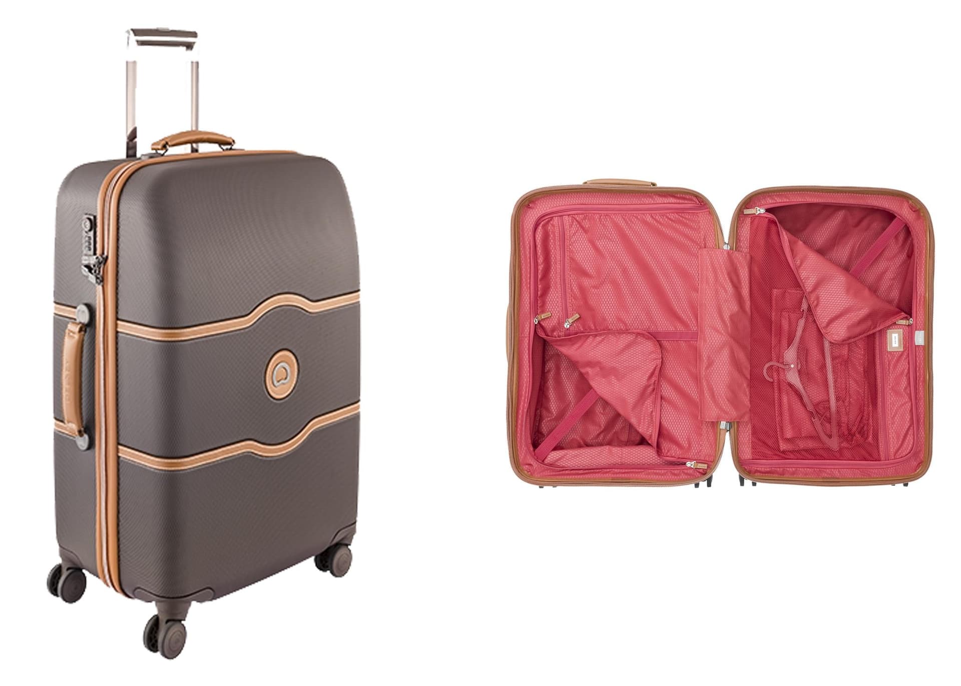 Delsey Chatelet Air 2.0 24" Suitcase with Spinner Wheels in Chocolate