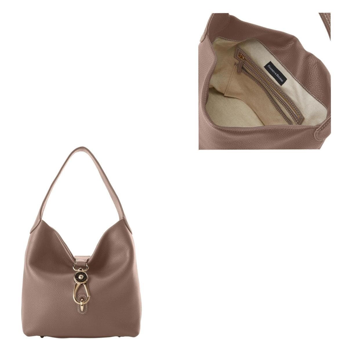 Pebble Grain Small Logo Lock Sac