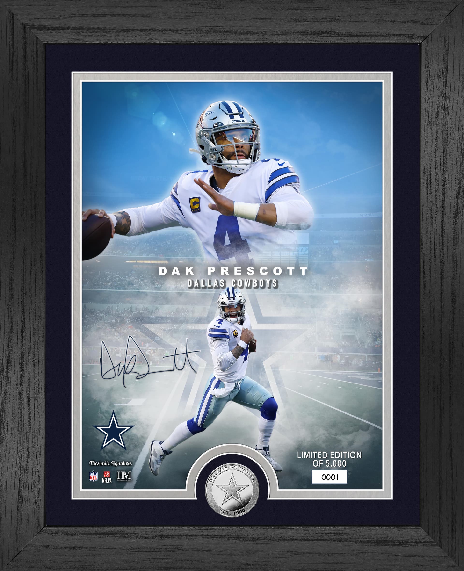 Dallas Cowboys NFL Legends Photo Mint