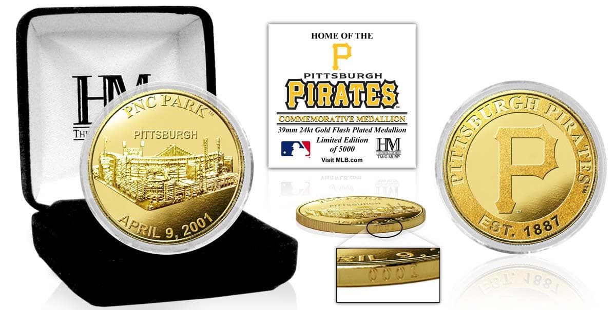 Pittsburgh Pirates "Stadium" Gold Coin