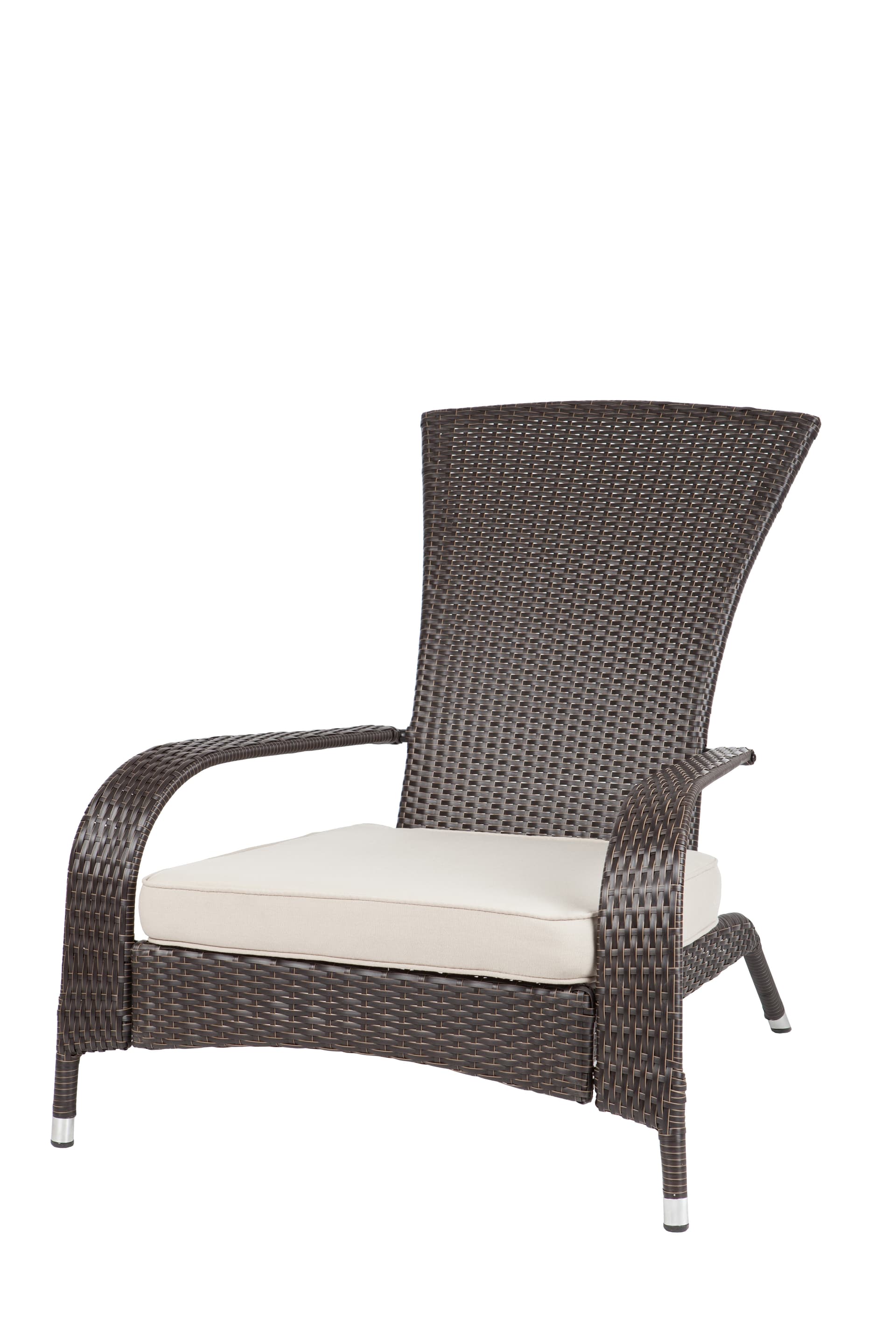 Coconino Wicker Adirondack Chair Mocha