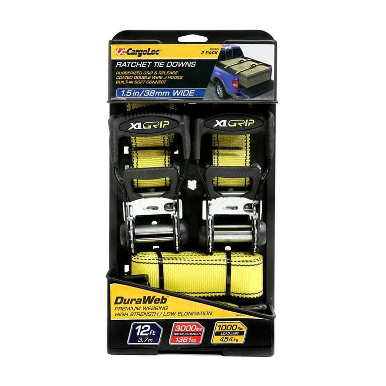 CargoLoc 2-Piece Ratchet Tie Downs
