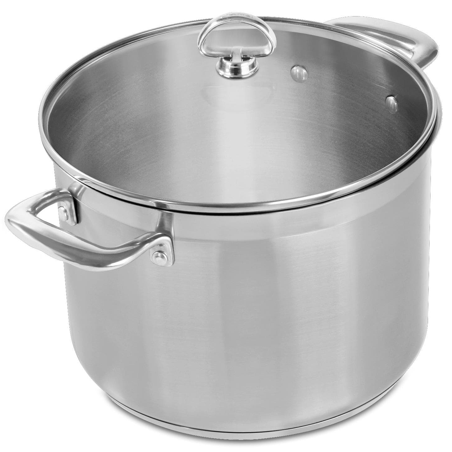 Induction 21 - 8 qt. Stockpot with Glass Lid