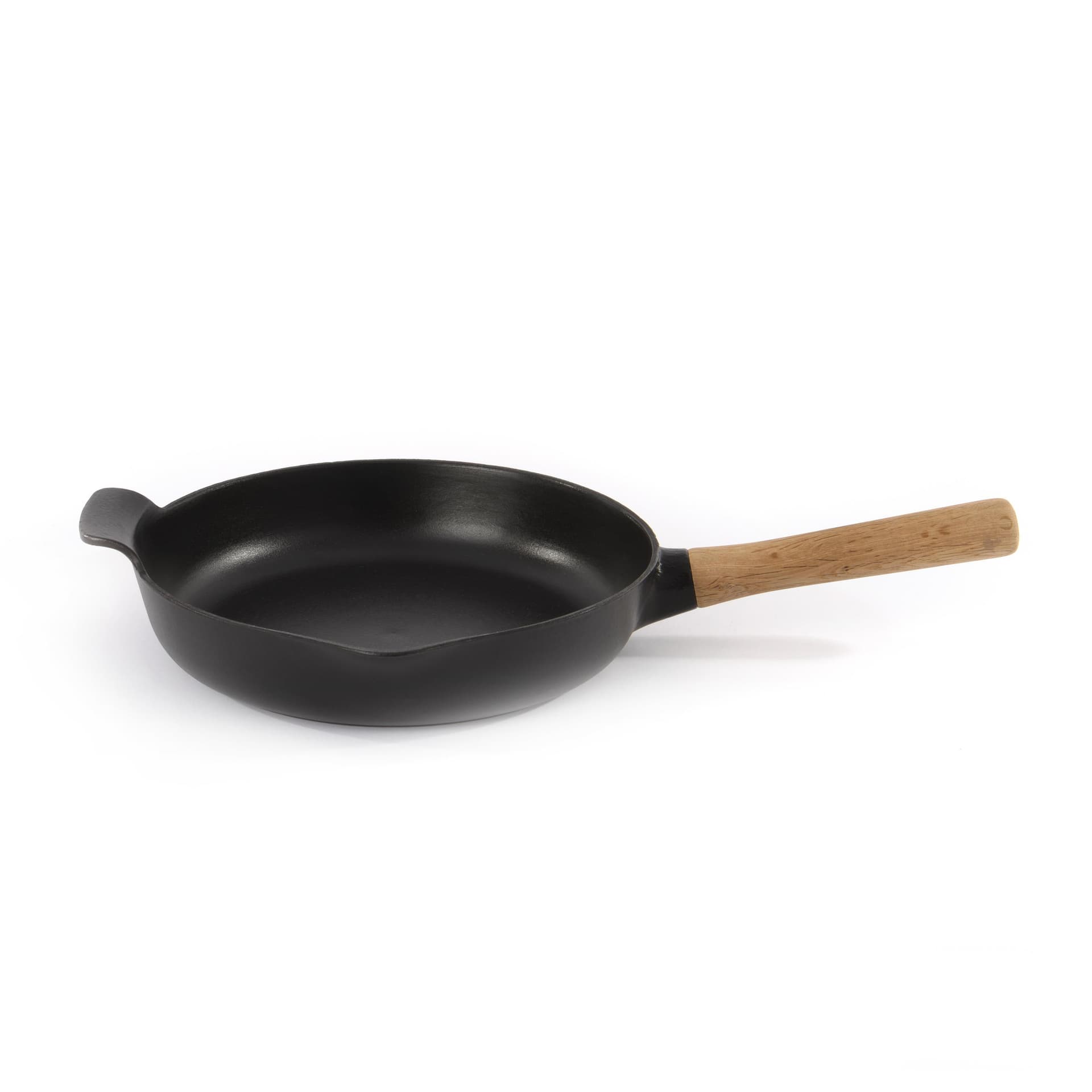Ron Cast Iron 10.25" Fry Pan 2.6qt., Black
