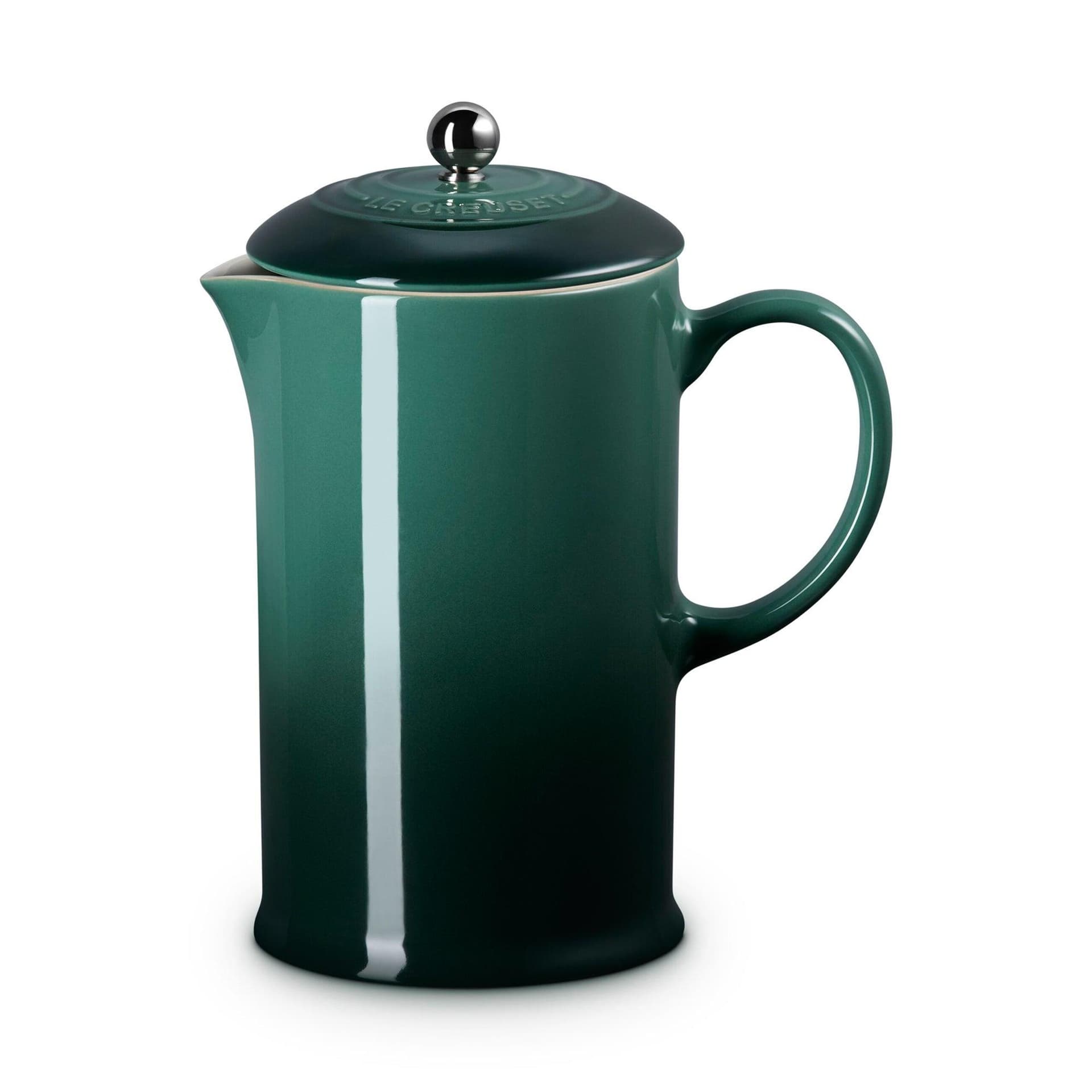 1.1qt Stoneware French Press w/ Stainless Steel Knob Artichaut
