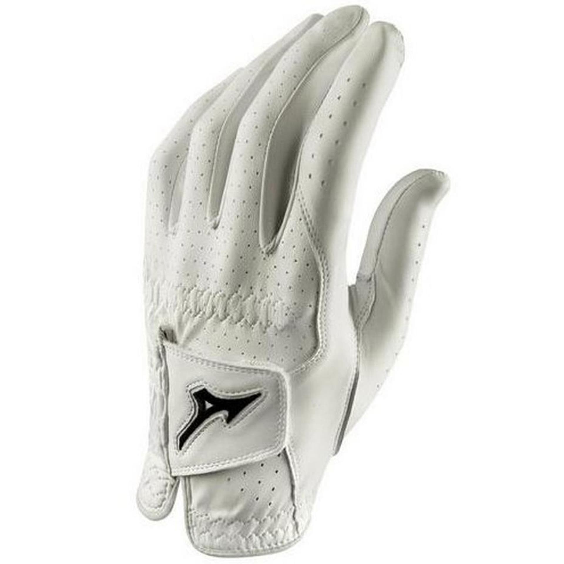 Mizuno Tour Men's Glove - White/Black (3 Pack) - Left Hand/XXLarge