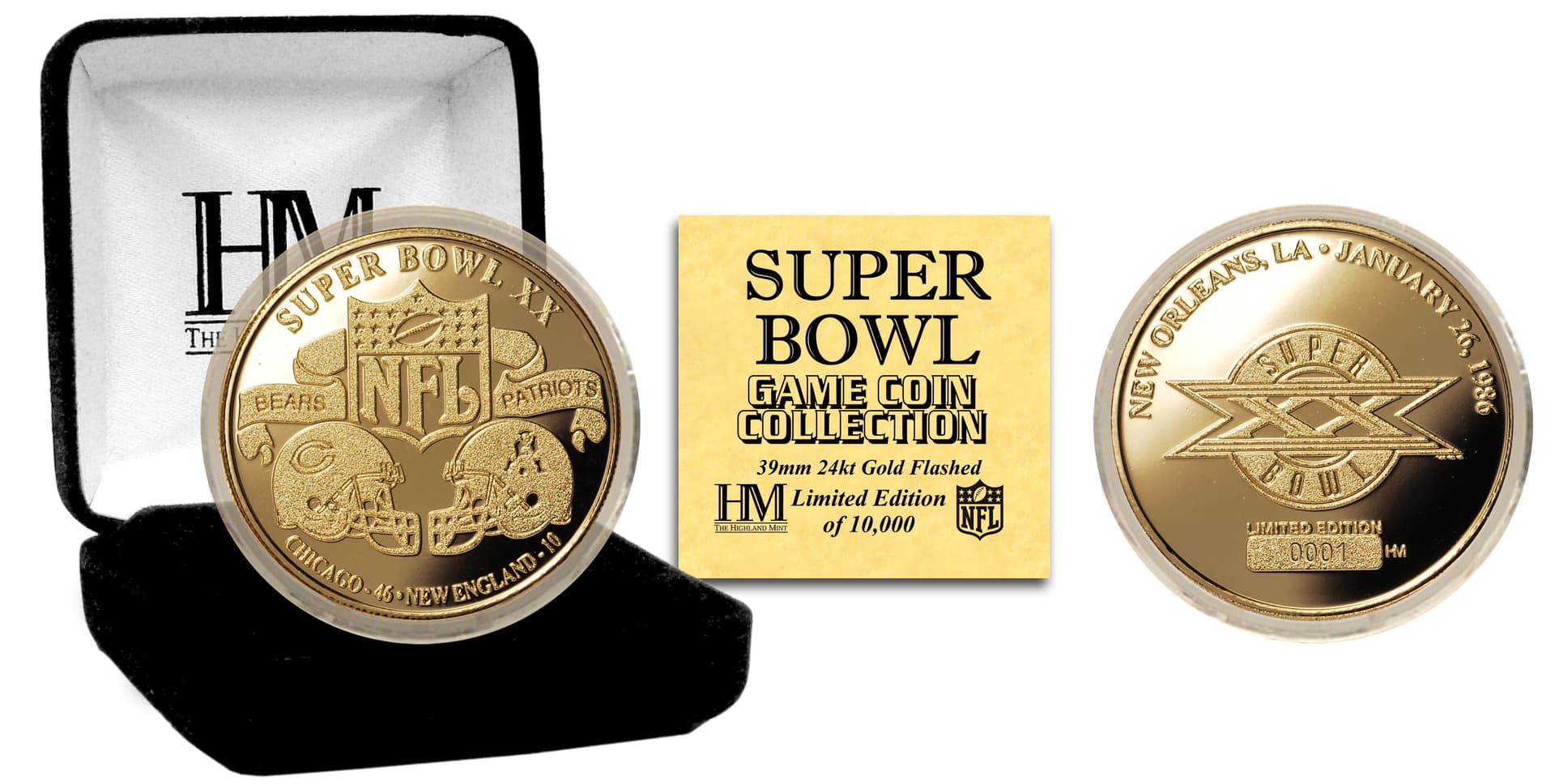 Super Bowl XX Flip coin