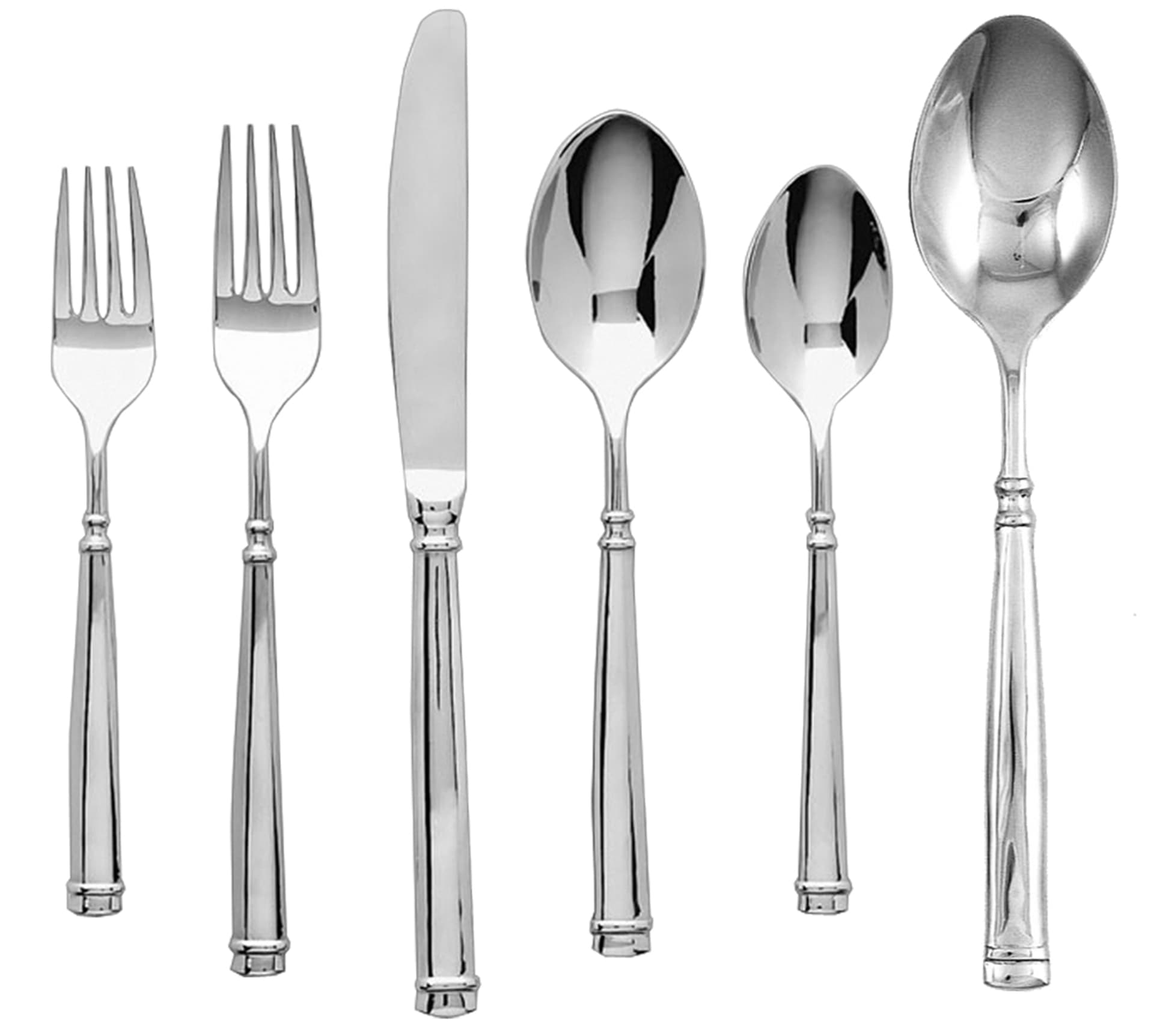 42pc 18/10 Stainless Flatware Set-Naples