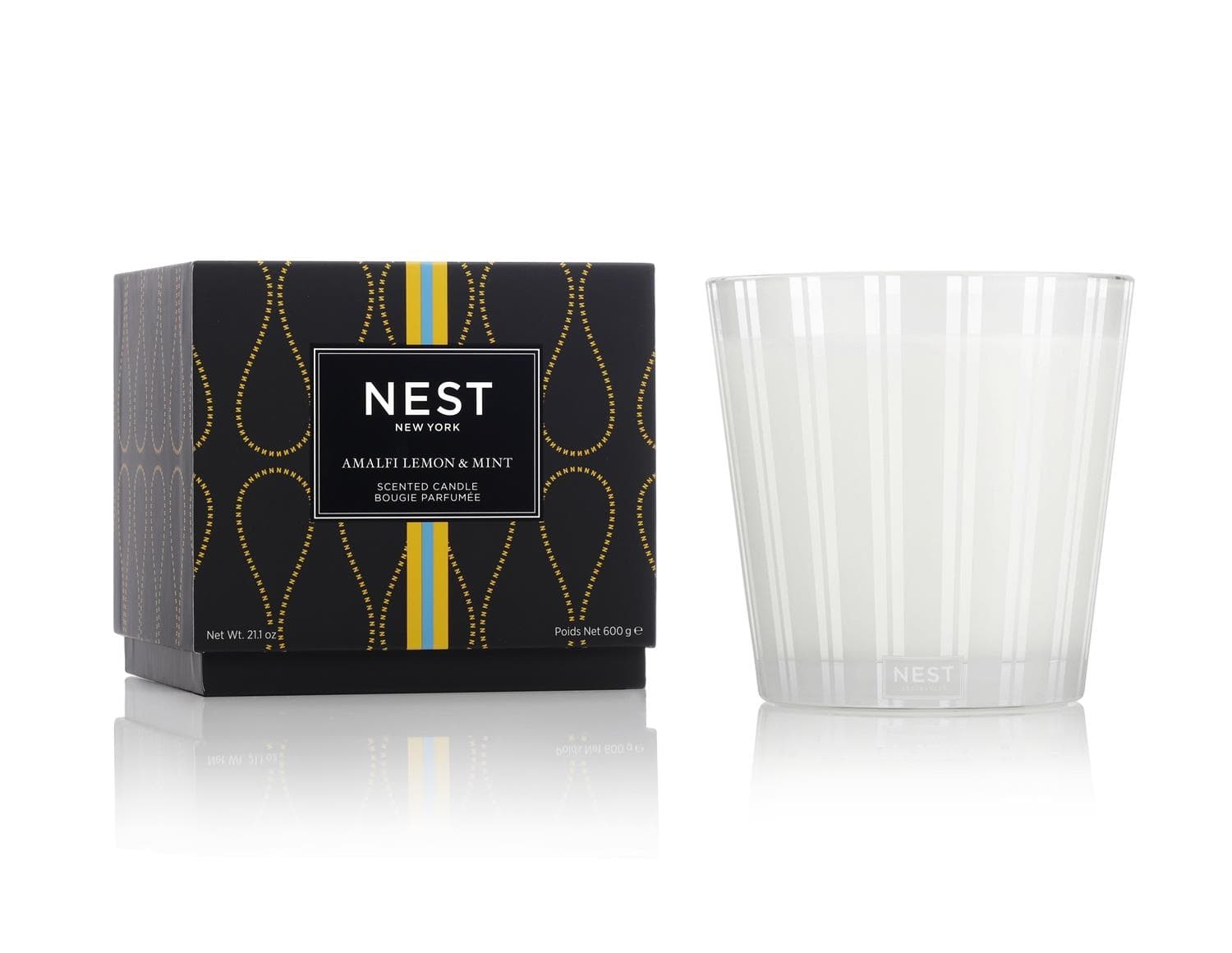 Amalfi Lemon & Mint 3 Wick Candle