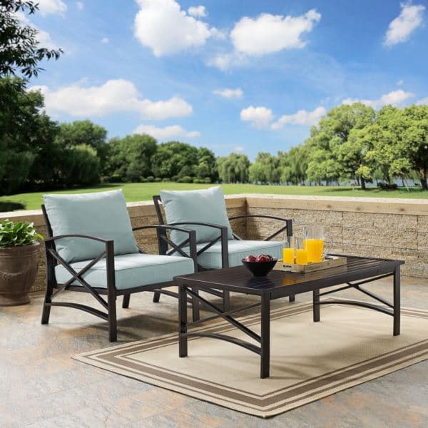 Kaplan 3Pc Outdoor Chair Set
