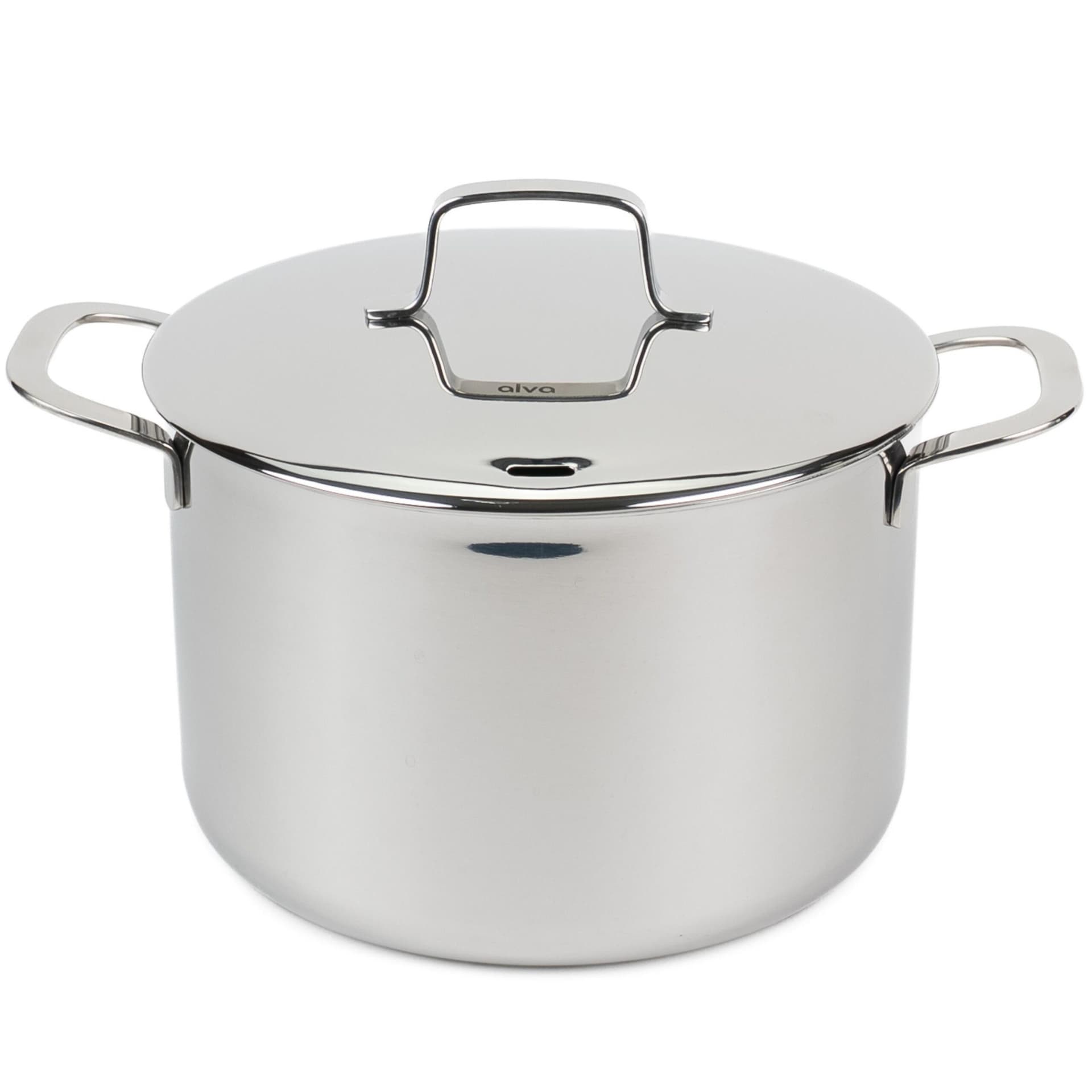 Maestro Stainless Steel 7.8 Qt Stockpot with Lid