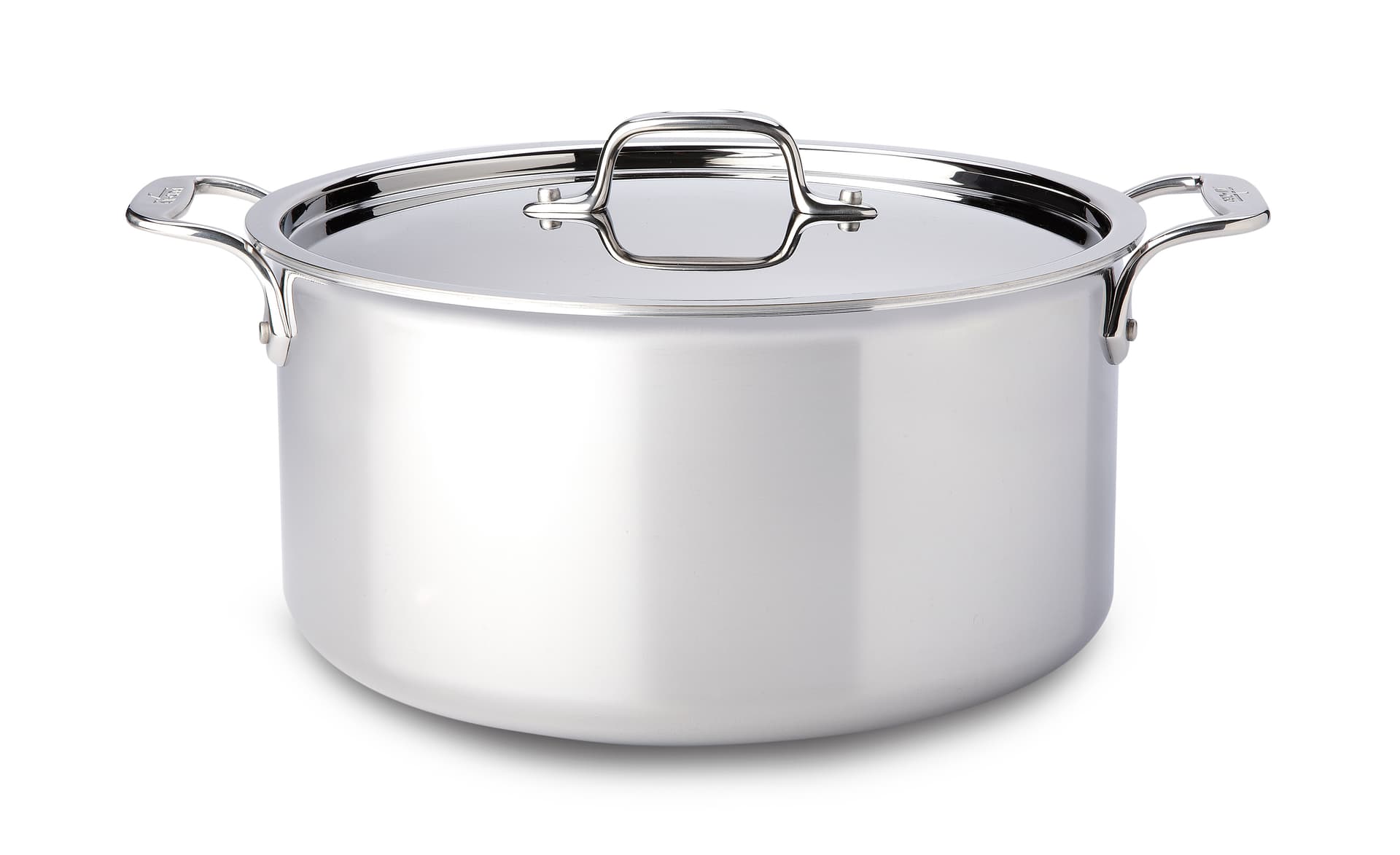 D3 Stainless Steel 8 Qt. Stock Pot with Lid