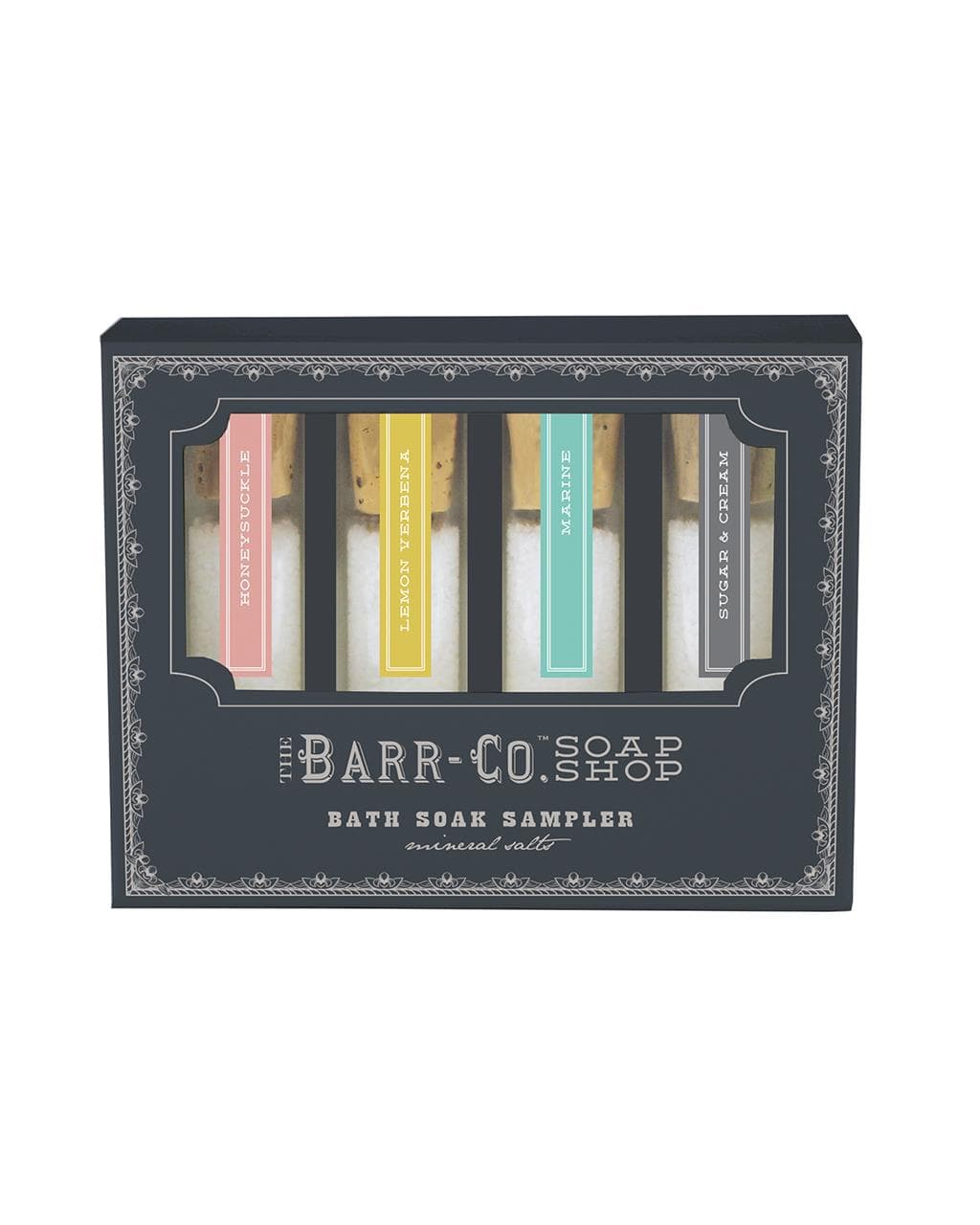 Barr-Co. 4pc Bath Soak Sampler Gift Set 4 oz
