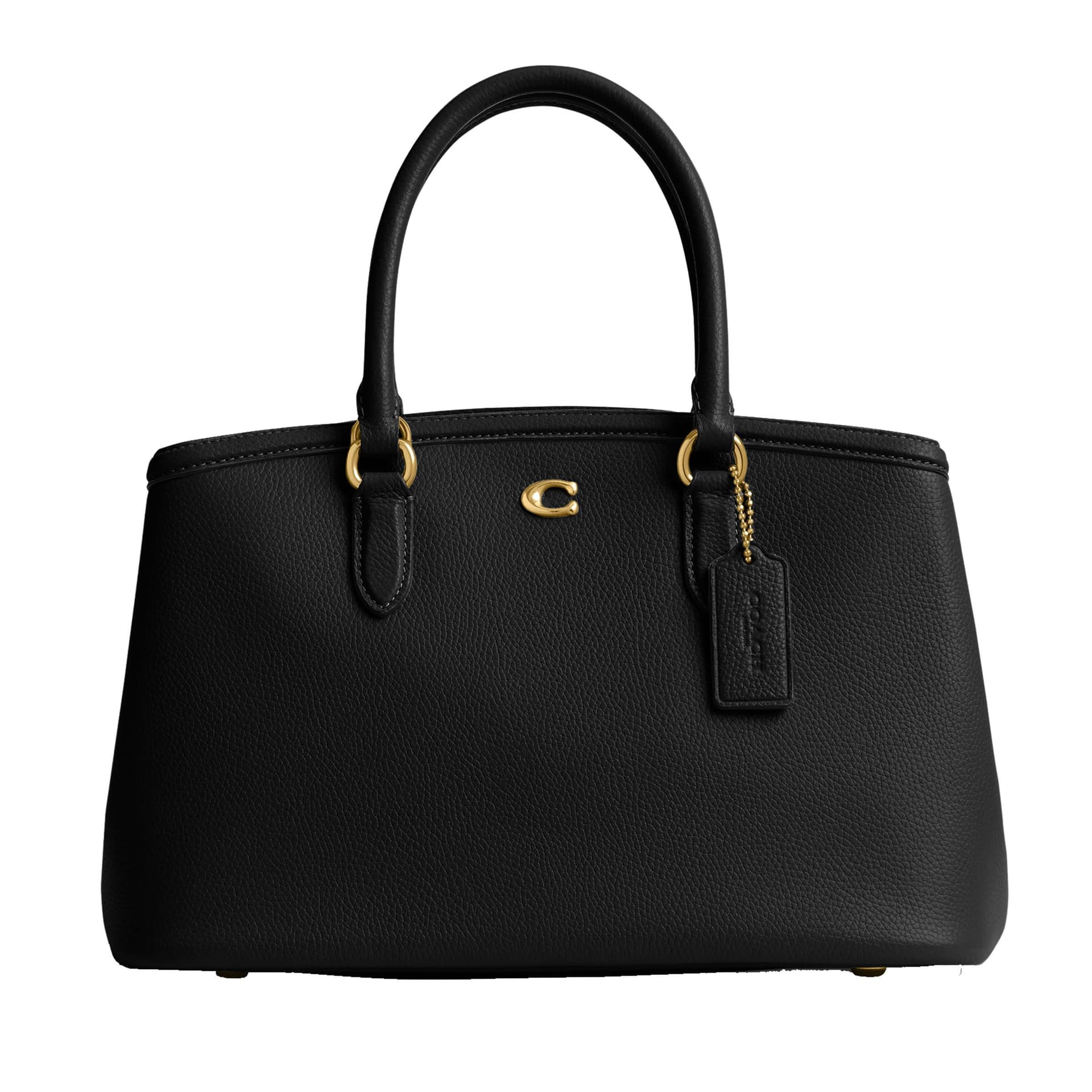 Refined Pebble Leather Legacy Carryall 28 - Black/Brass