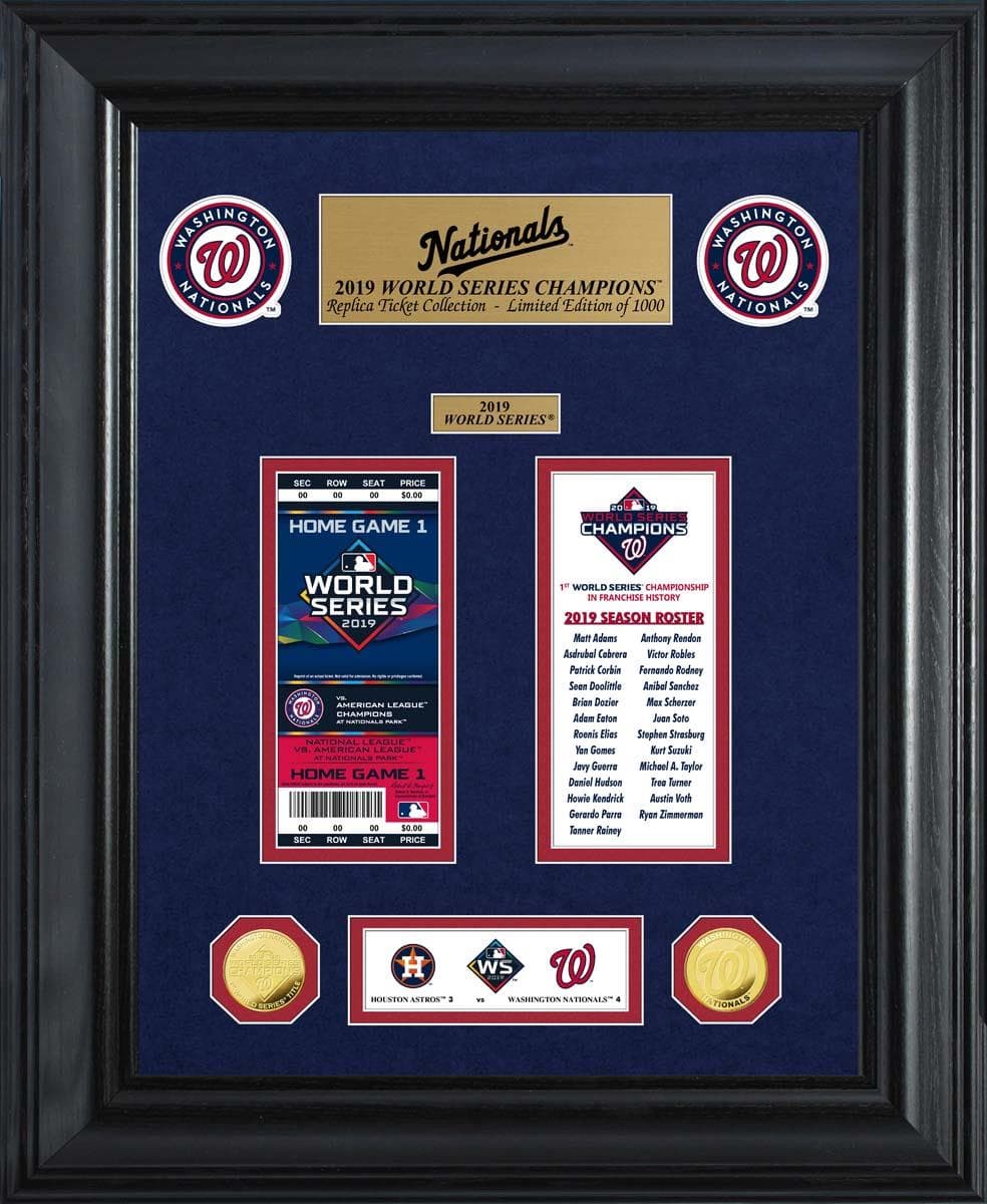Washington Nationals 1X WS Champions Deluxe Ticket Collection