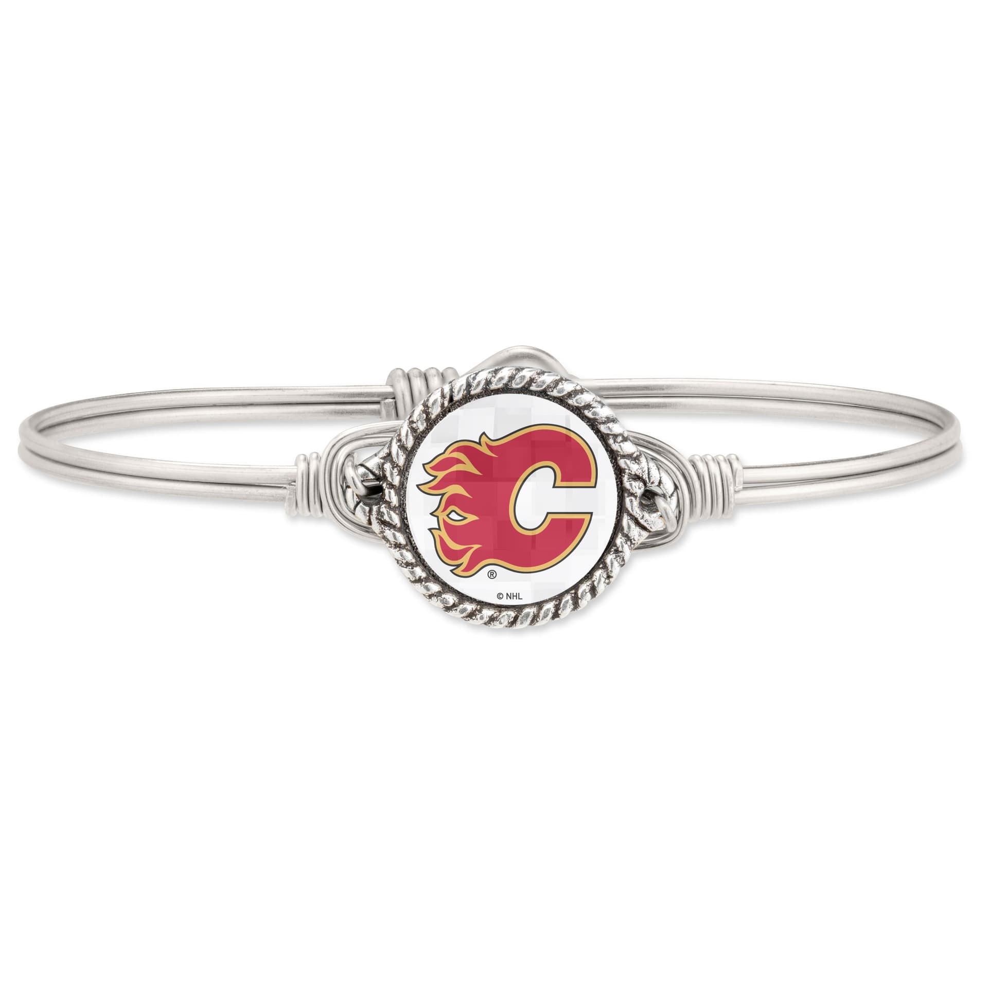 Calgary Flames Bangle Bracelet Size Petite