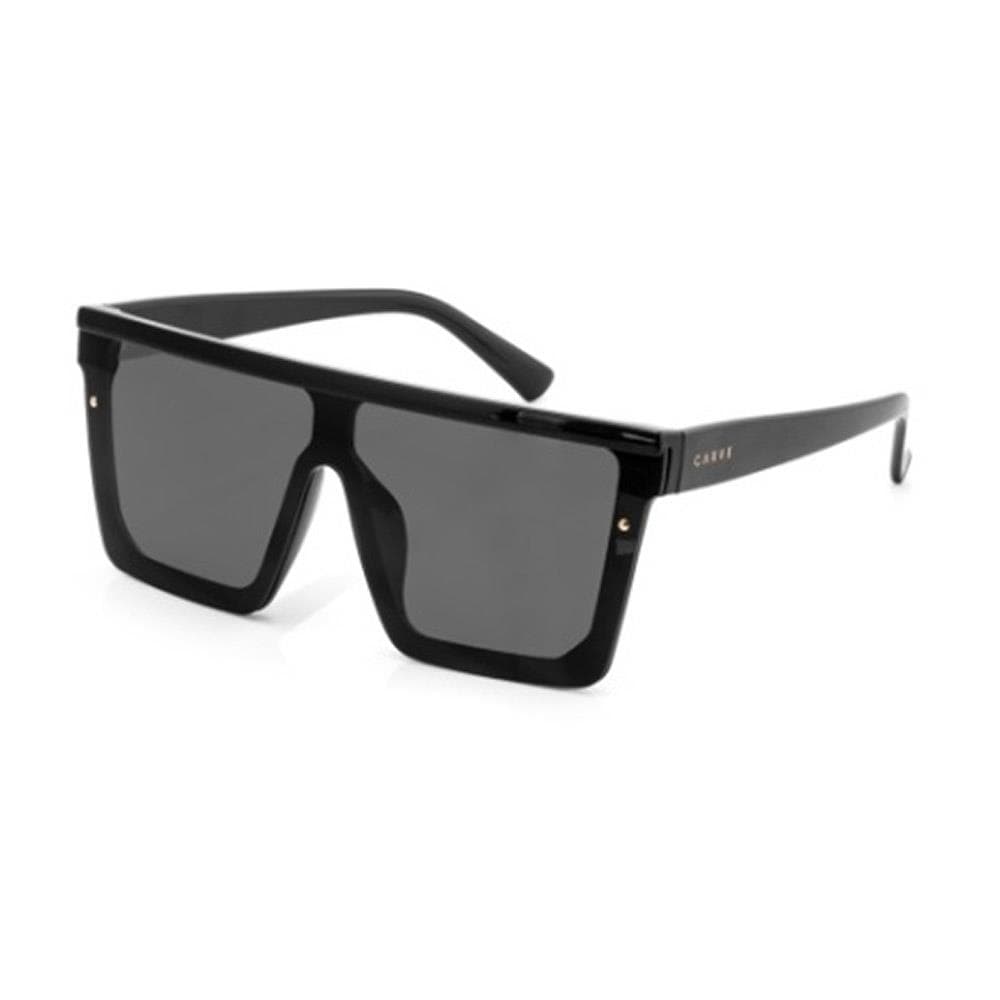 Womens Muse Sunglasses Gloss Black/Gray Polarized