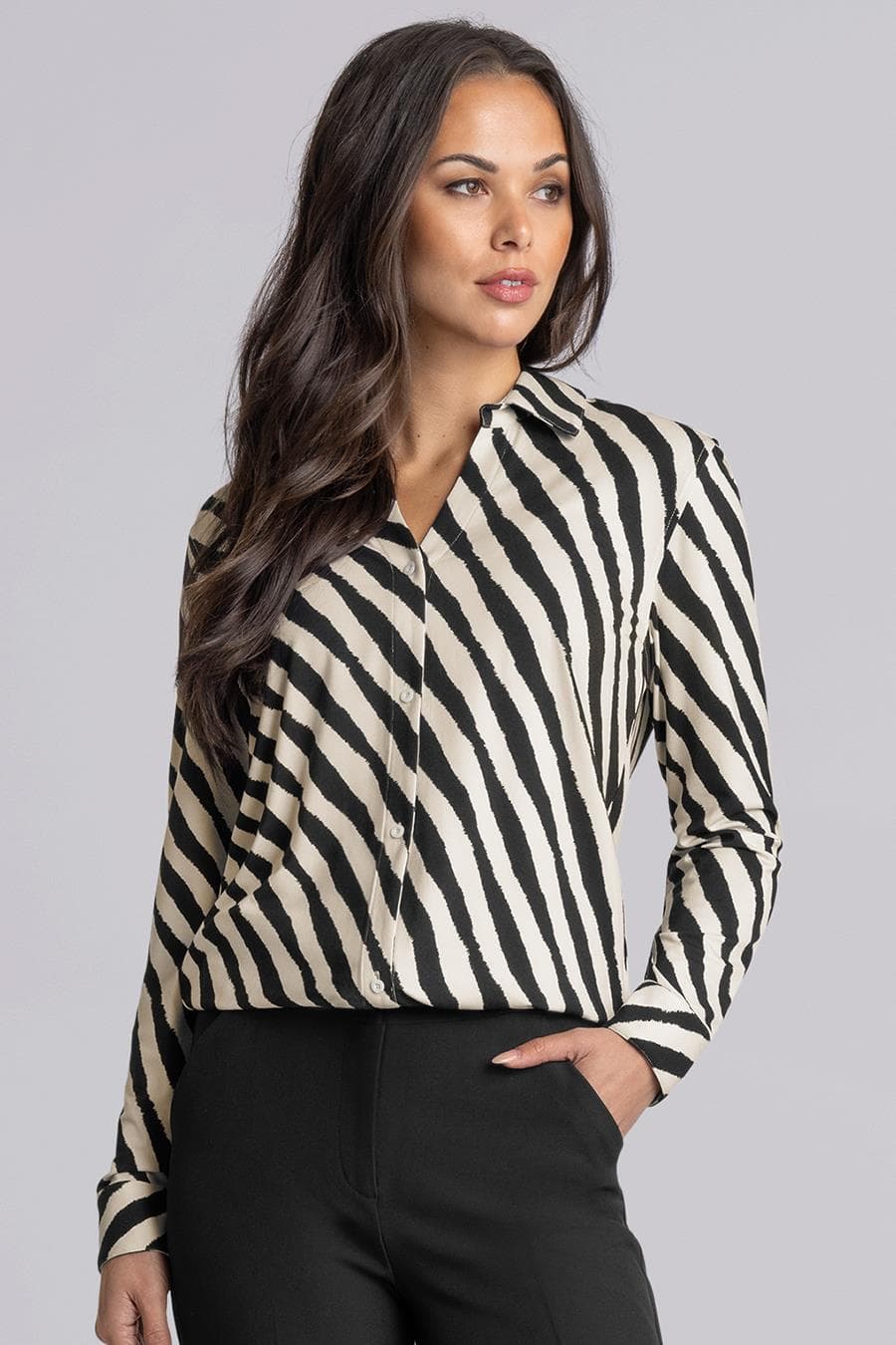 Prestige in Icy Bamboo - Sand/Black - Large