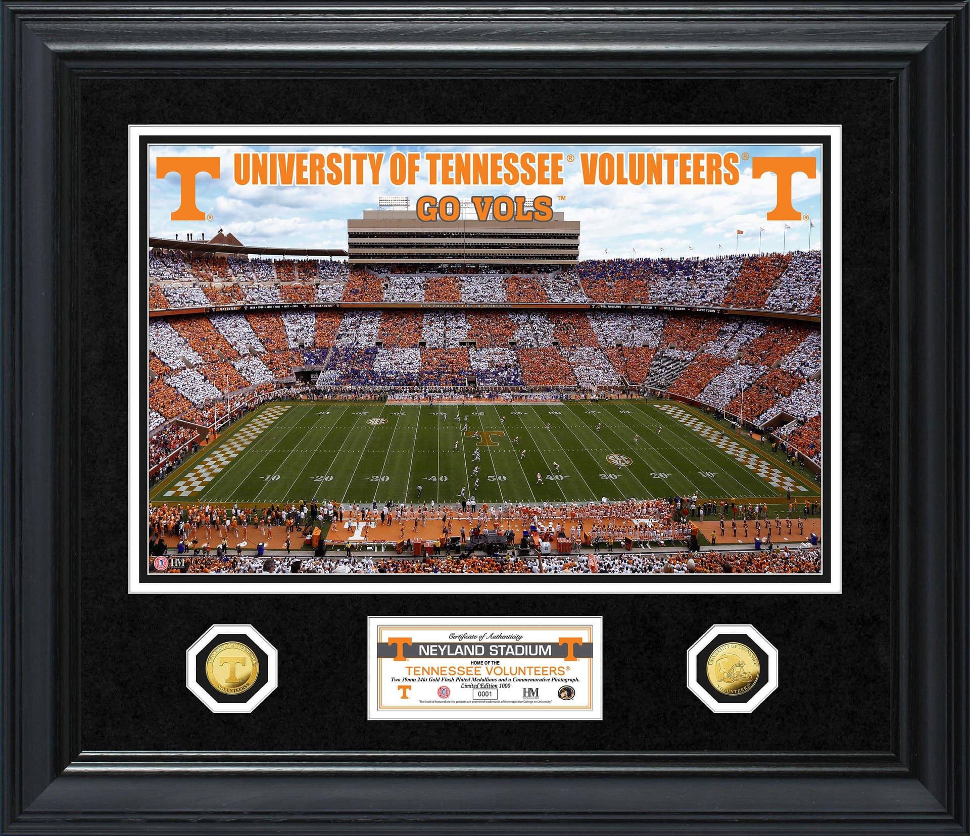University of Tennessee Special Edition Gold Coin Photo Mint