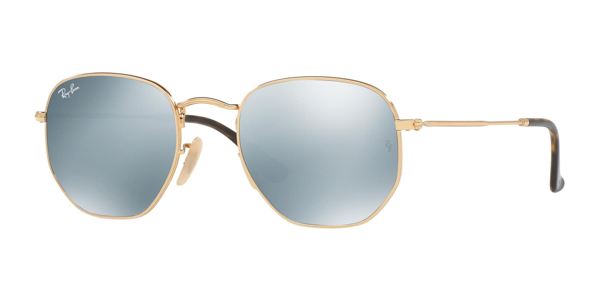 Hexagonal Flat Lens Sunglasses