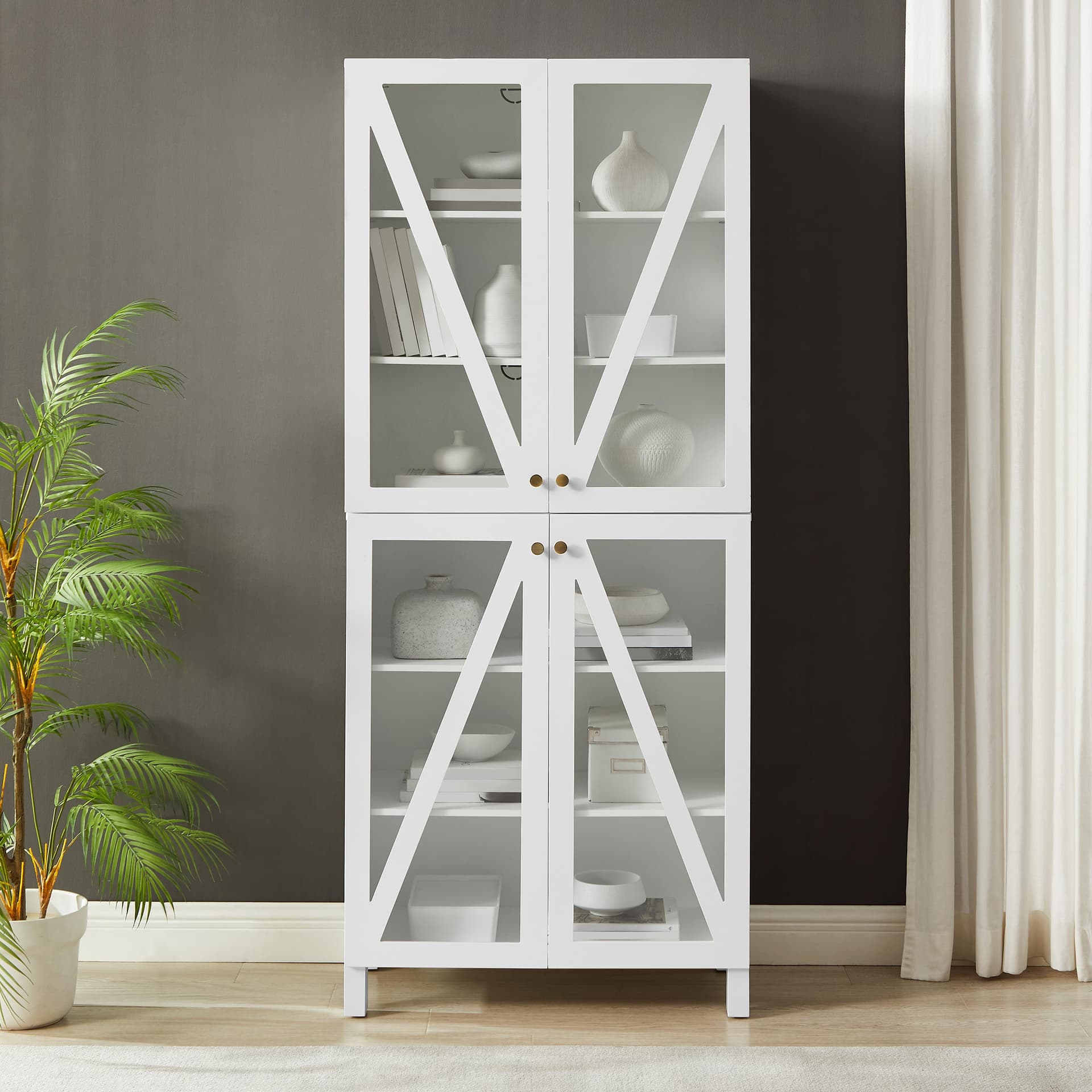 Cassai Tall Kitchen Storage Pantry