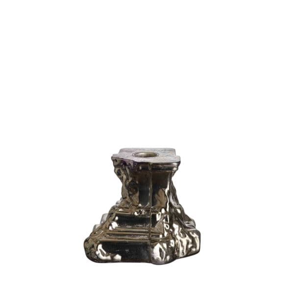 Rocky Baroque Candlestick Glossy Glaze Small