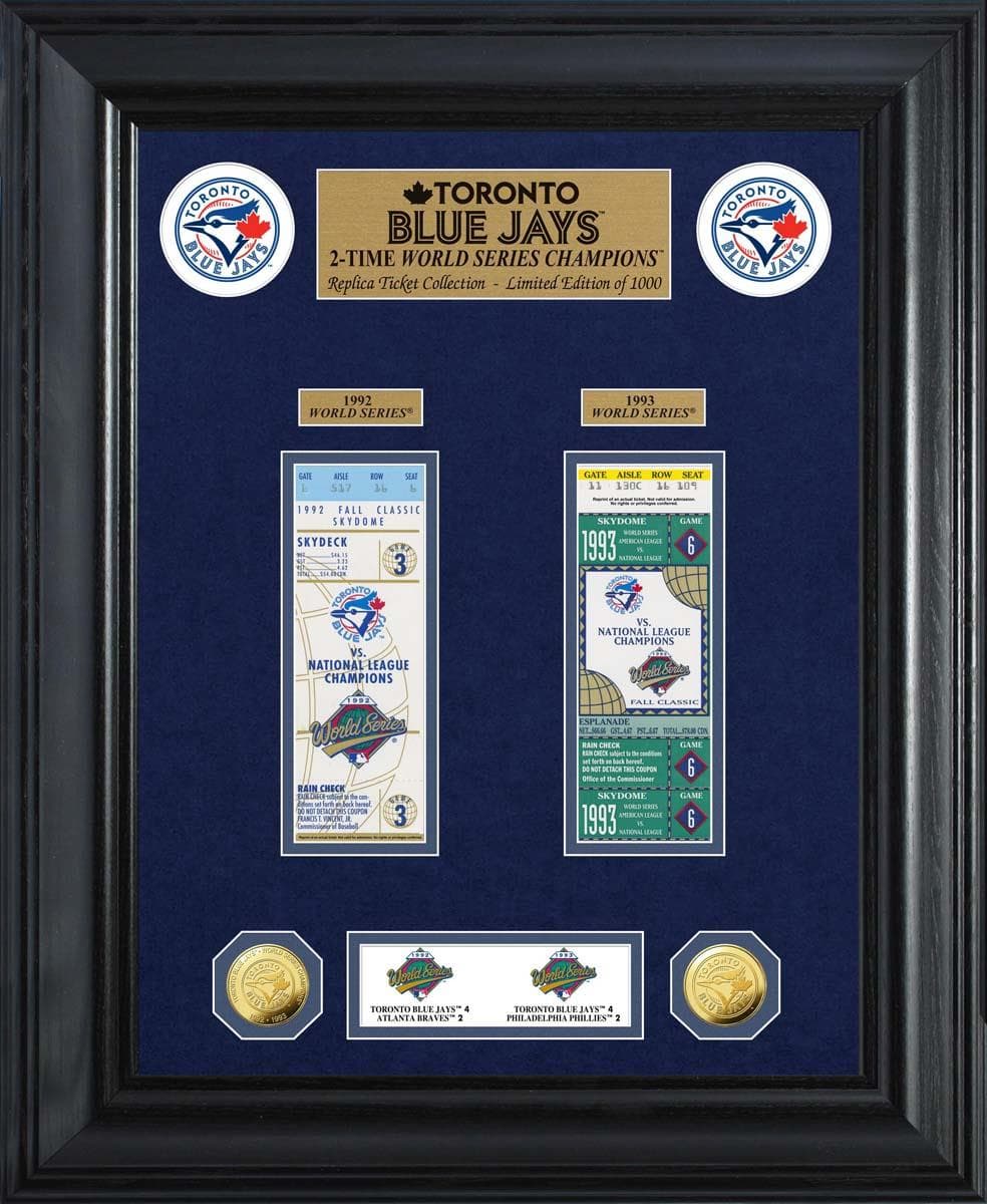 Toronto Blue Jays WS Deluxe Ticket Collection