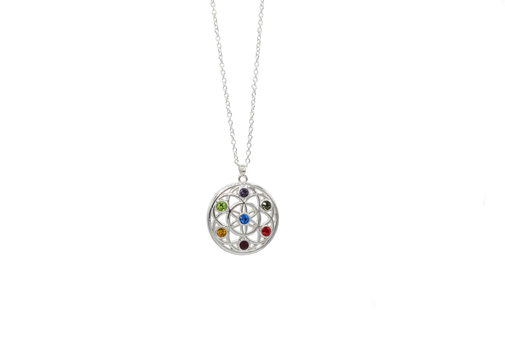Chakra Flower of Life Necklace