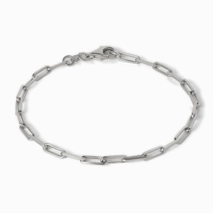 Paperclip Link Bracelet - Sterling Silver