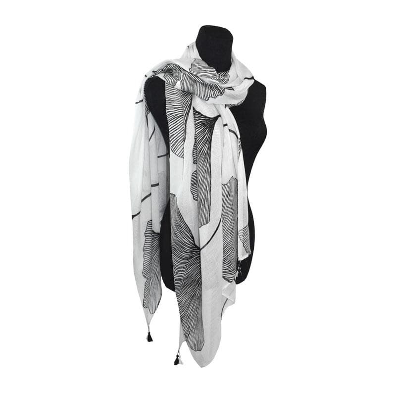 Ginko Floral Scarf