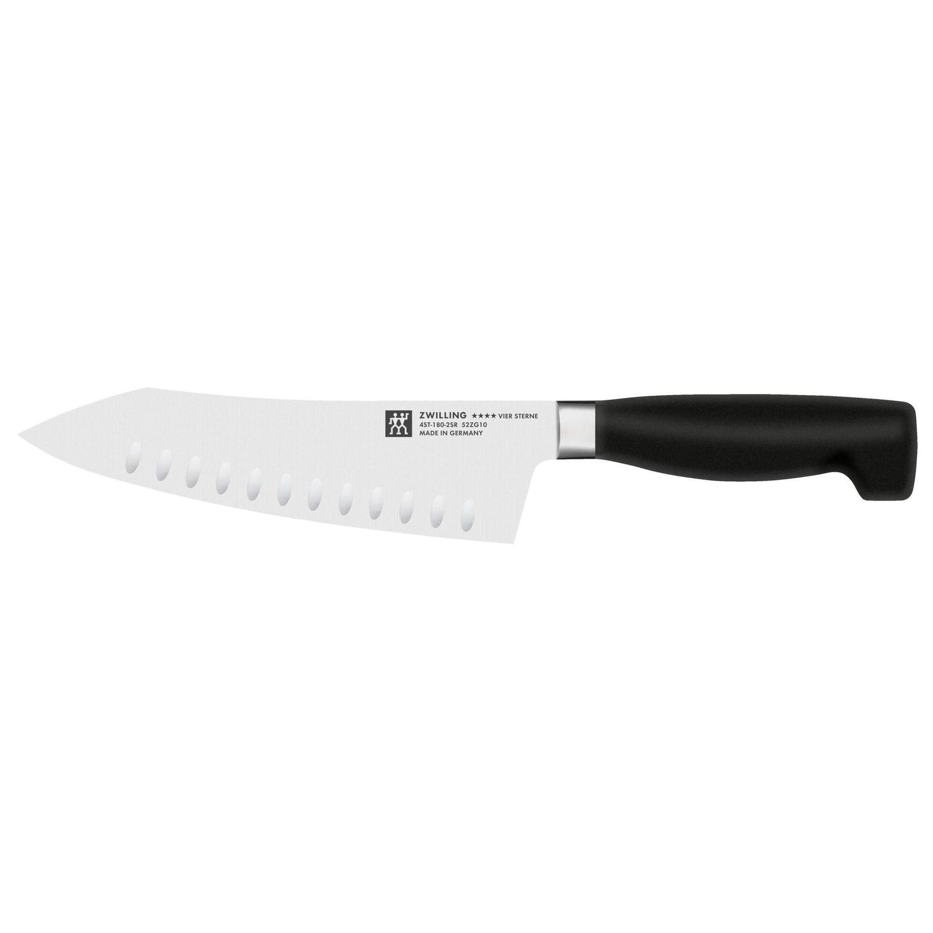 7" Four Star Hollow Edge Rocking Santuko Knife
