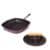 Neo 2pc Cast Iron 11" Grill Pan with Slotted Steak Press, Purple